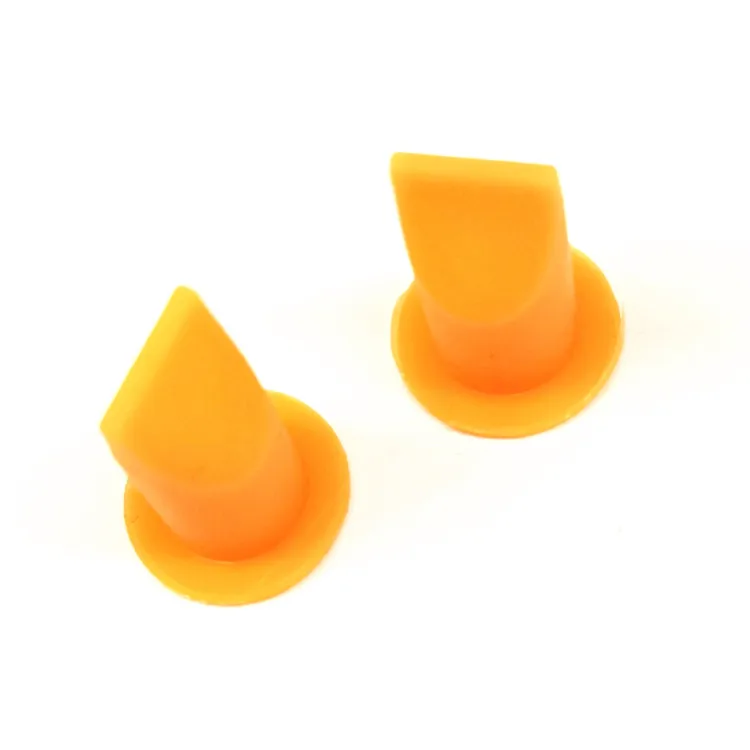 Customized Heat Resistance Yellow color One Way silicone check valve