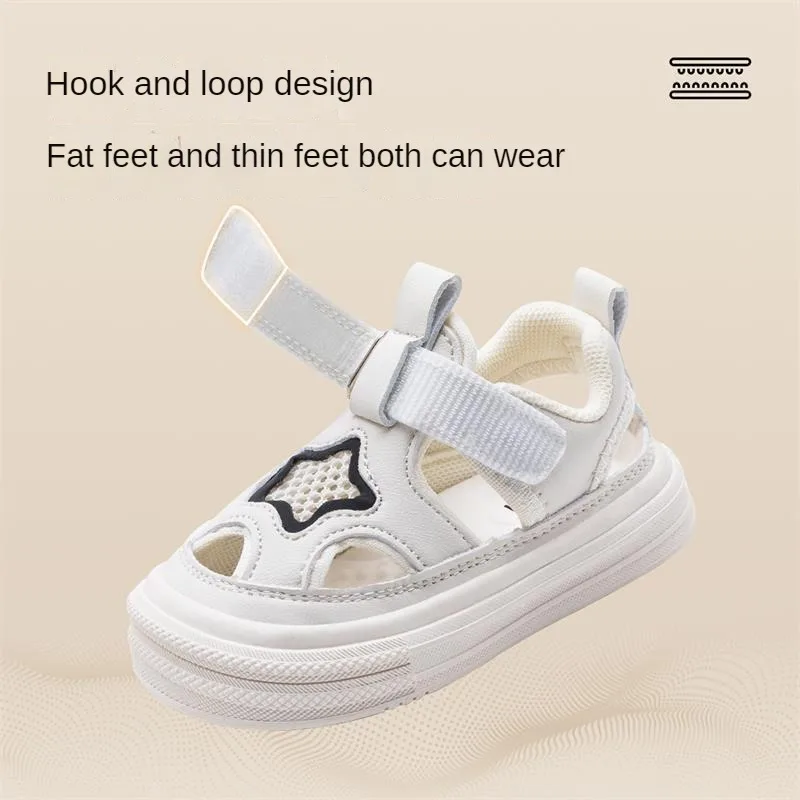 Ebmini summer all-match breathable comfortable soft sole baby girls and boys casual toddler sandals