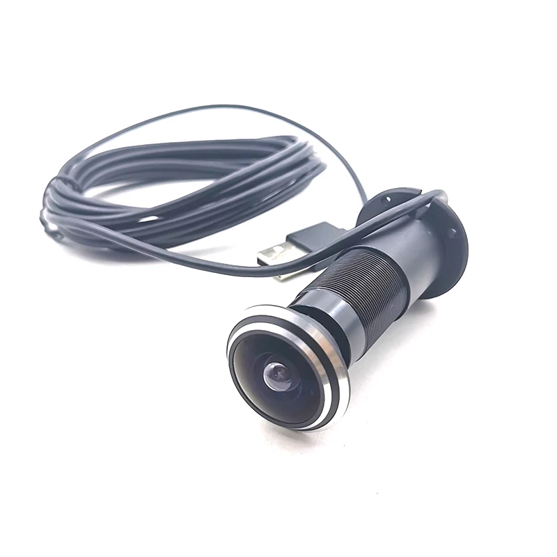 1.78MM Fisheye Lens Door Eye Viewer Peephole 1080P 2MP Wide Angle Security Door Cat Eye Surveillance USB Camera