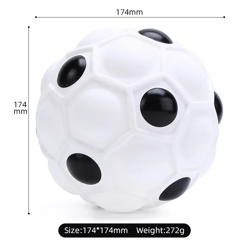Hot Sale Custom Colorful Kids Sport Fun Gadgets Round Popper Football Fidget Toys Silicone Anti Stress Ball Toy