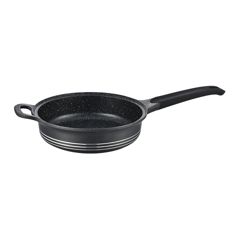 High Quality 24cm 28cm Aluminum Pots Frypan Cooking Nonstick Kitchen Ware Cookware
