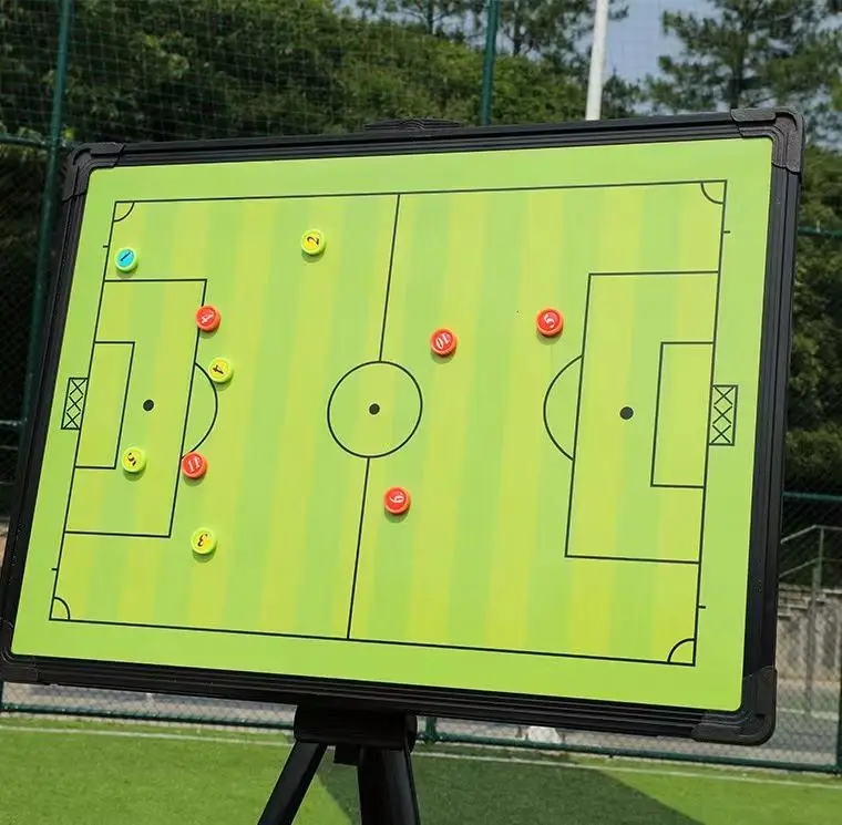 Magnetic Football Tactics Dry Erase Board With Tripod Stand