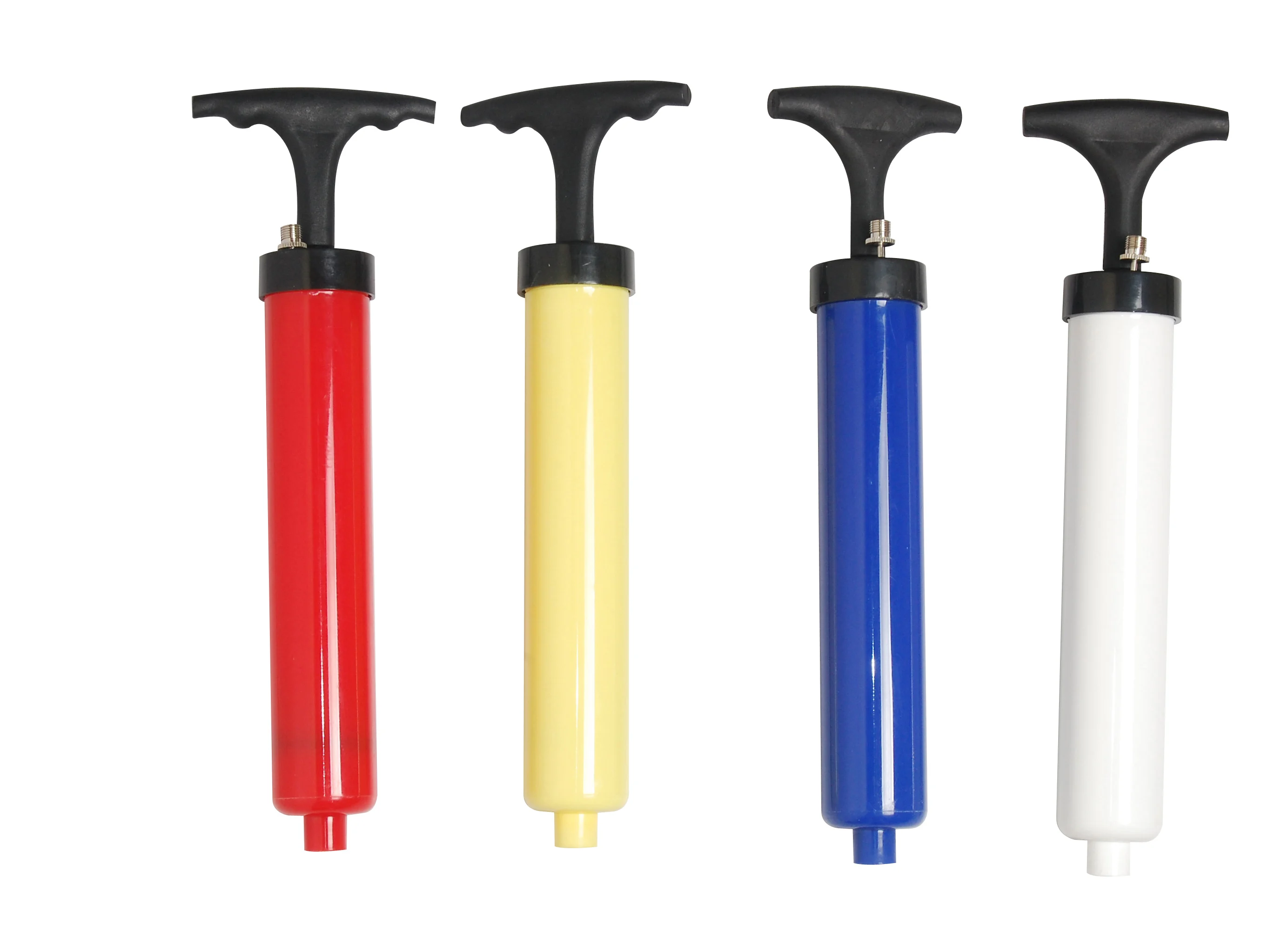 Best sell Double action ball pump with plastic ball needle dual action ball pump