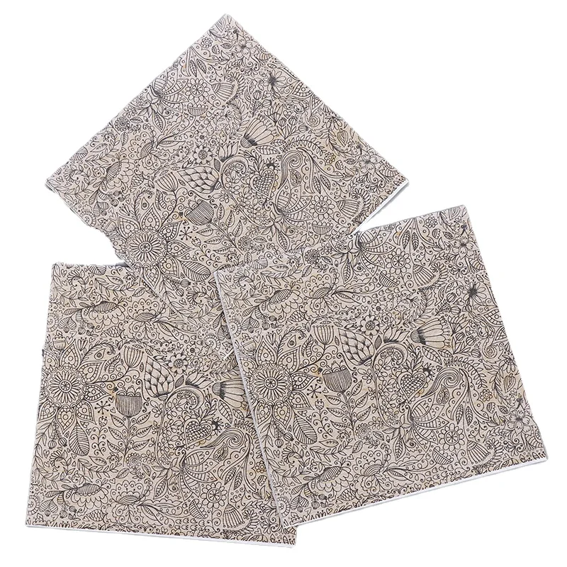 High Quality Color Printing Virgin Wood Pulp Disposable Party Napkins Paper