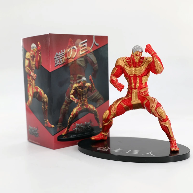 16cm Attack on Titan Yoroi No Kyojin the Armored Animation Action Figure Toys Collection Vinyl Figurine Model Gift Doll