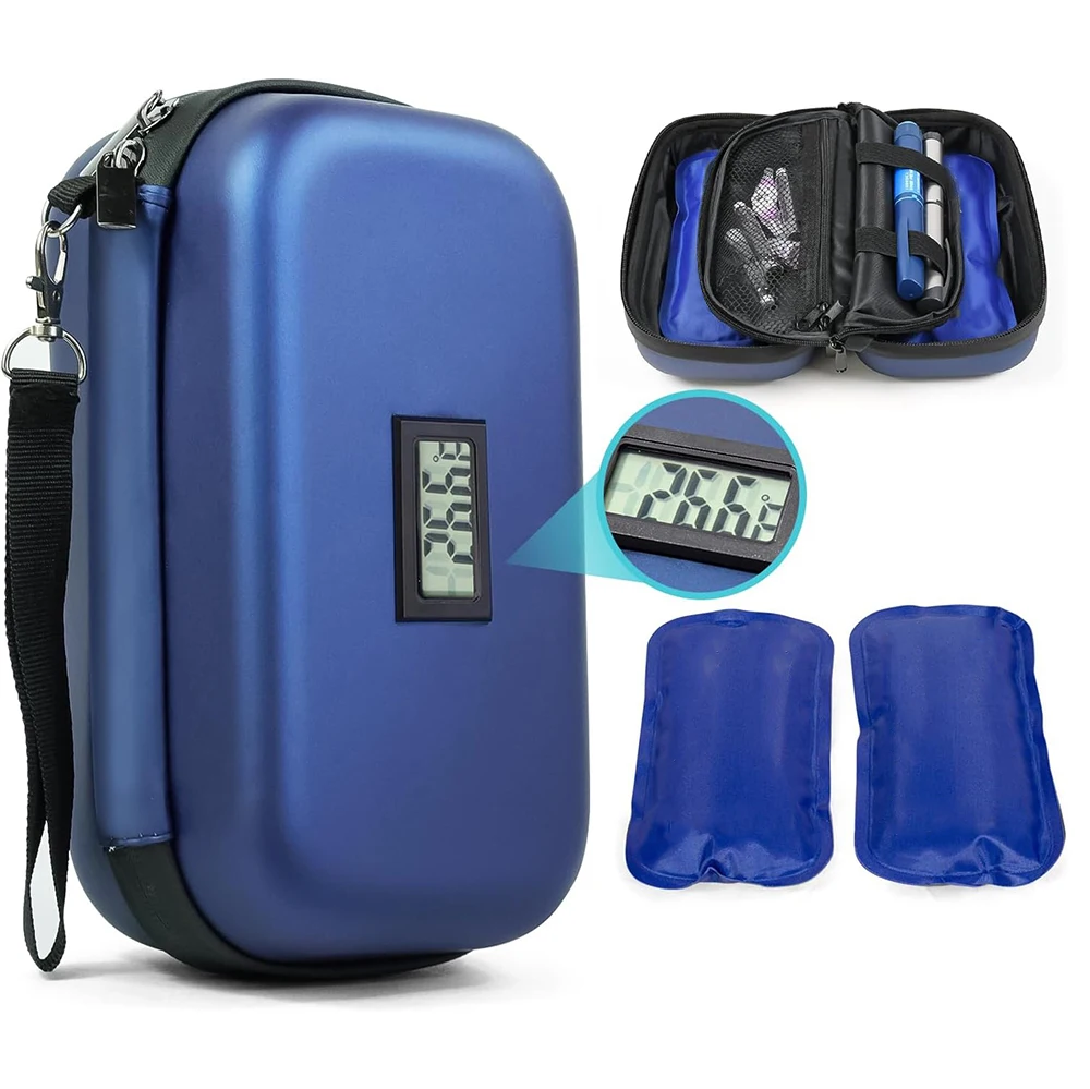 Wholesale Custom EVA Insulin Travel Case Insulation Travel Medicine Organizer for Insulin Pen and Diabetic Supplies Carry Case