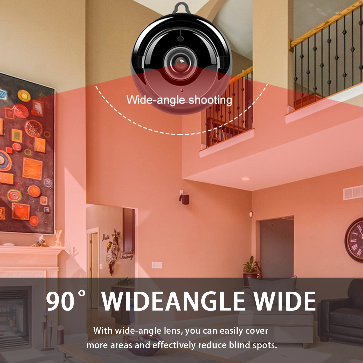 v380pro wifi mini  remote monitoring network 2MP night vision motion detection AP hostpot CCTV Camera home baby security Camera