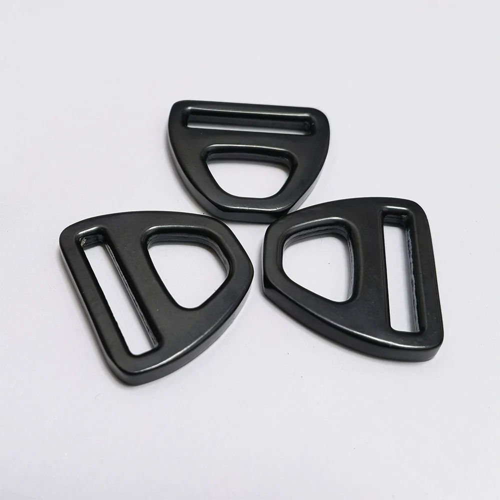 Metal Slide Safety Harness Release Matt Black D ring Metal Loop For Bag 20mm 25mm