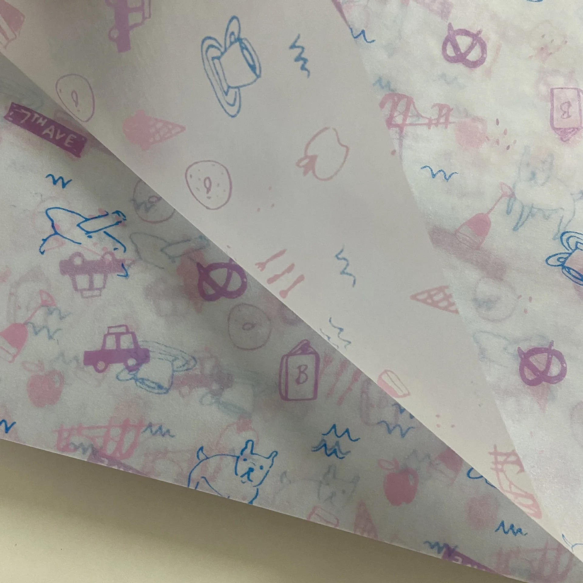 Custom Logo Shoe Clothing Package Tissue Paper