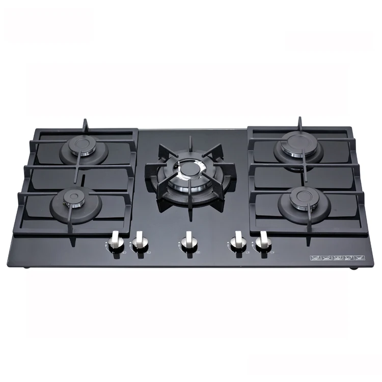 Wholesale household appliances 5 copper Burner Gas Hobs 90cm gas range