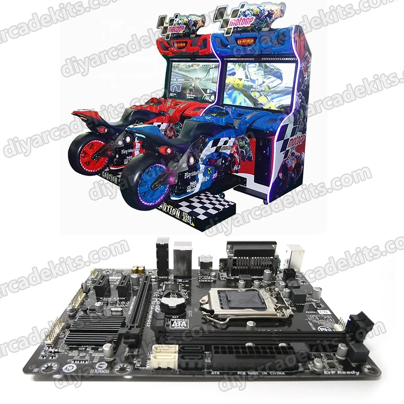 Factory Wholesales Motherboard Coin Operated Super MOTO GP Classic Electronic Arcade Car Racing Game Mainboard