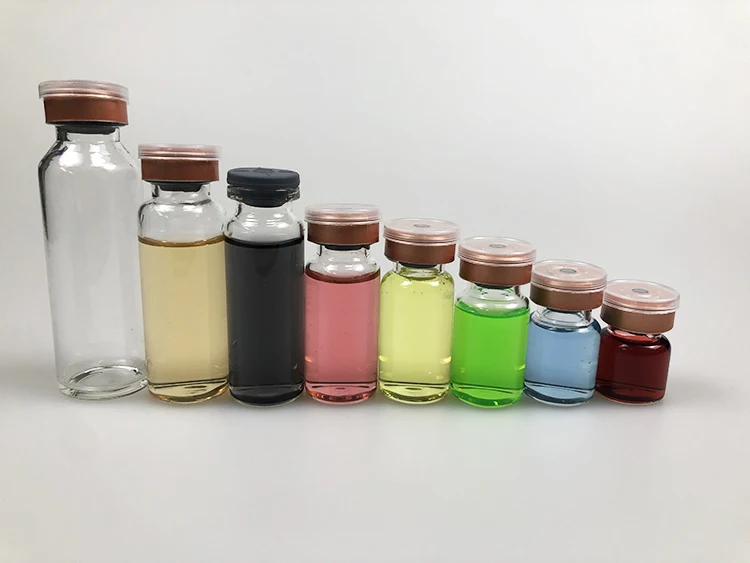 3ml 5ml 7ml 8ml 10ml 15ml 20ml 30ml Injection Chemical Pharmaceuticals Bottle Clear Glass Bottles Tubular Glass Vial With Lid