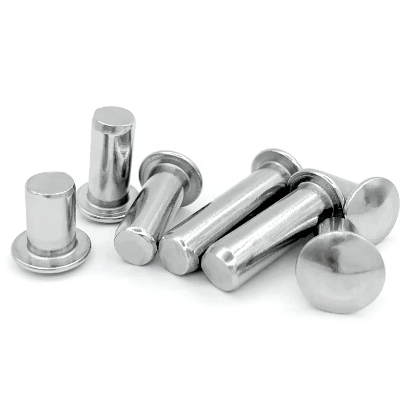 Factory Direct Supply Price Solid and Fastener Round Head Solid Rivets Stainless Steel 304 316