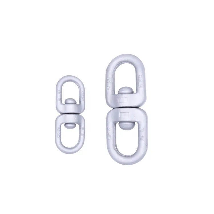 Heavy Duty Best Selling G401JIS Type Forged Electric Galvanized Chain Swivel for Lifting