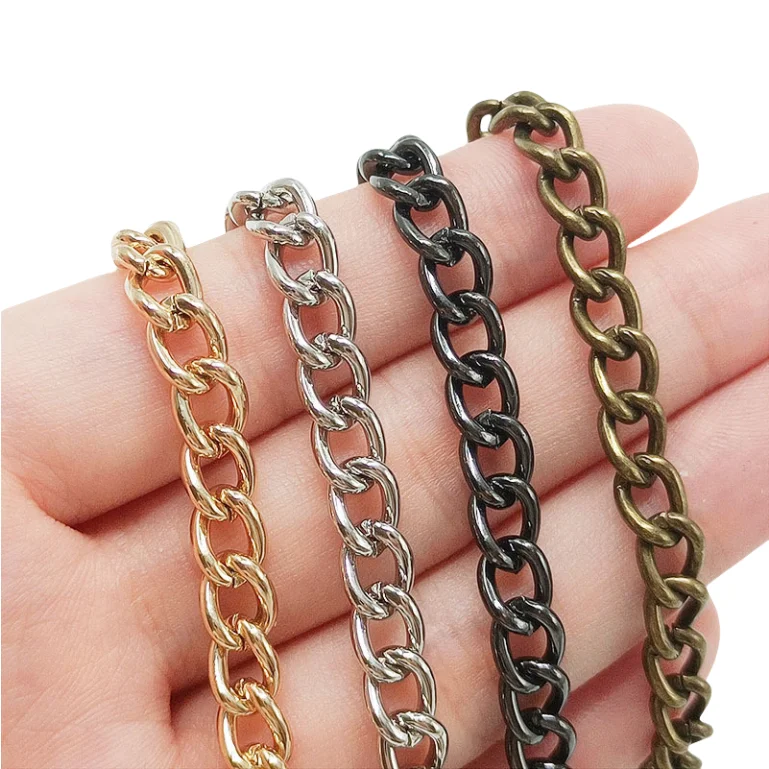 Factory Wholesale Custom Metal Bag Chain Handbag Accessories Iron Chains Strap for Bag
