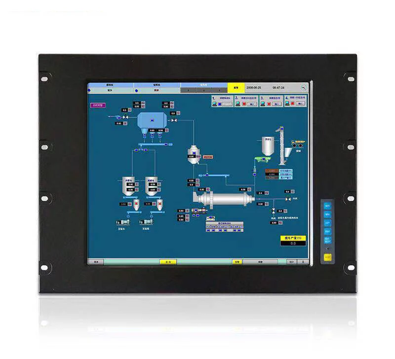 Custom industrial lcd monitor enclosure 19inch transparent display screens interactive  lcd panel cabinet