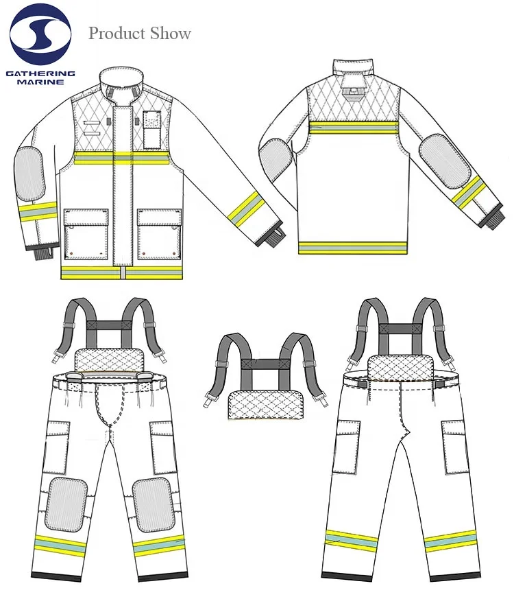 EN469 CE/CCS Approval Fireman Firefighting Equipment Fire Resistant Cloth Nomex Aramid Fabric