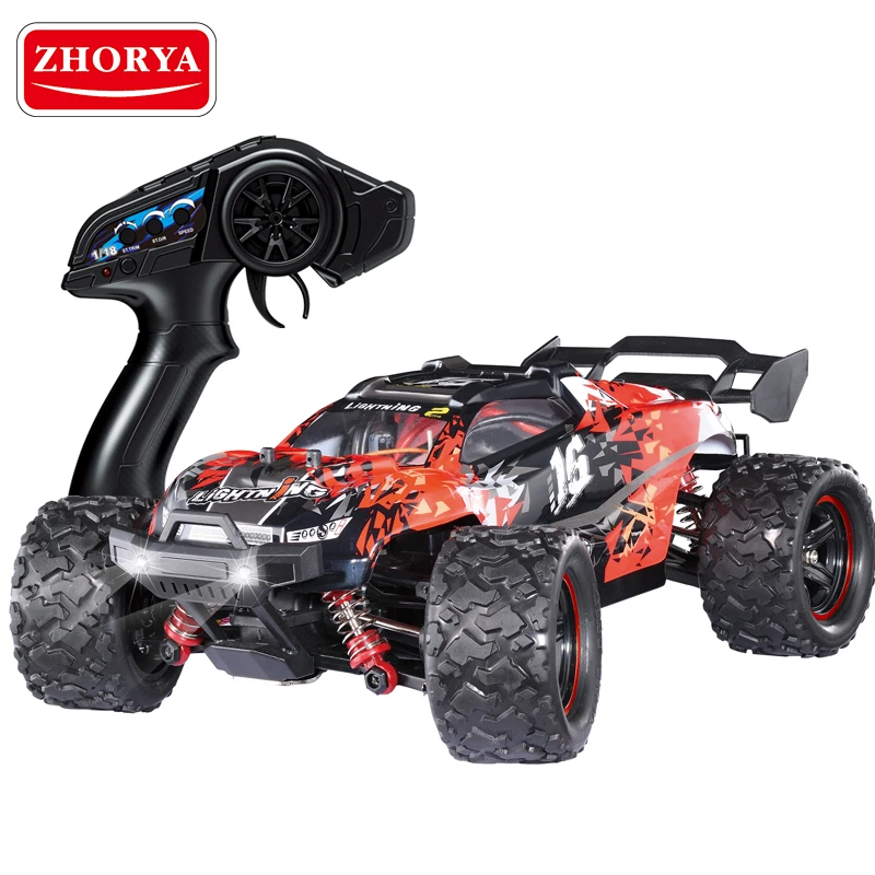 Leemook Wholesale Hobby Grade 1/18 Brushless Rc Car 52km/h 4wd High Speed 4x4 Rc Monster Truck For Adult