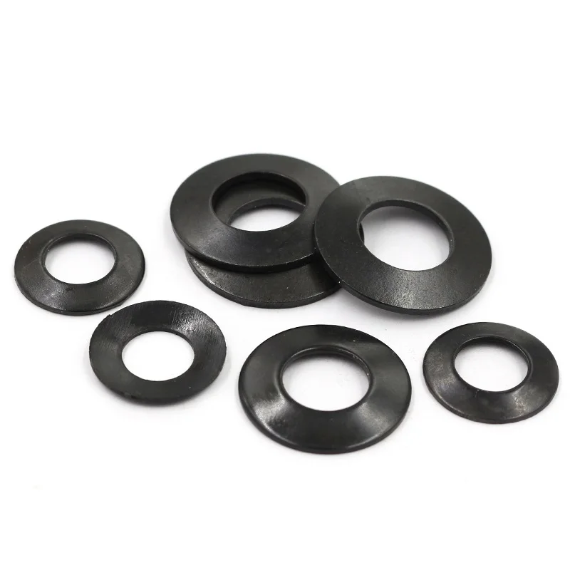 DIN6796 black oxide conical spring washer for bolted connection