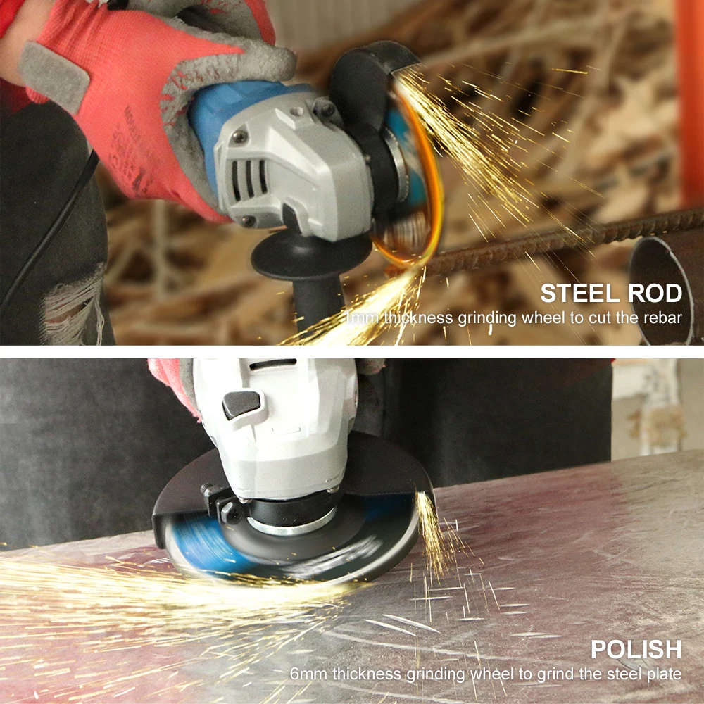 GALAXIA High Quality 750W Electric tool Product 100mm Dust Proof Motor Switch M10 Angle Grinder