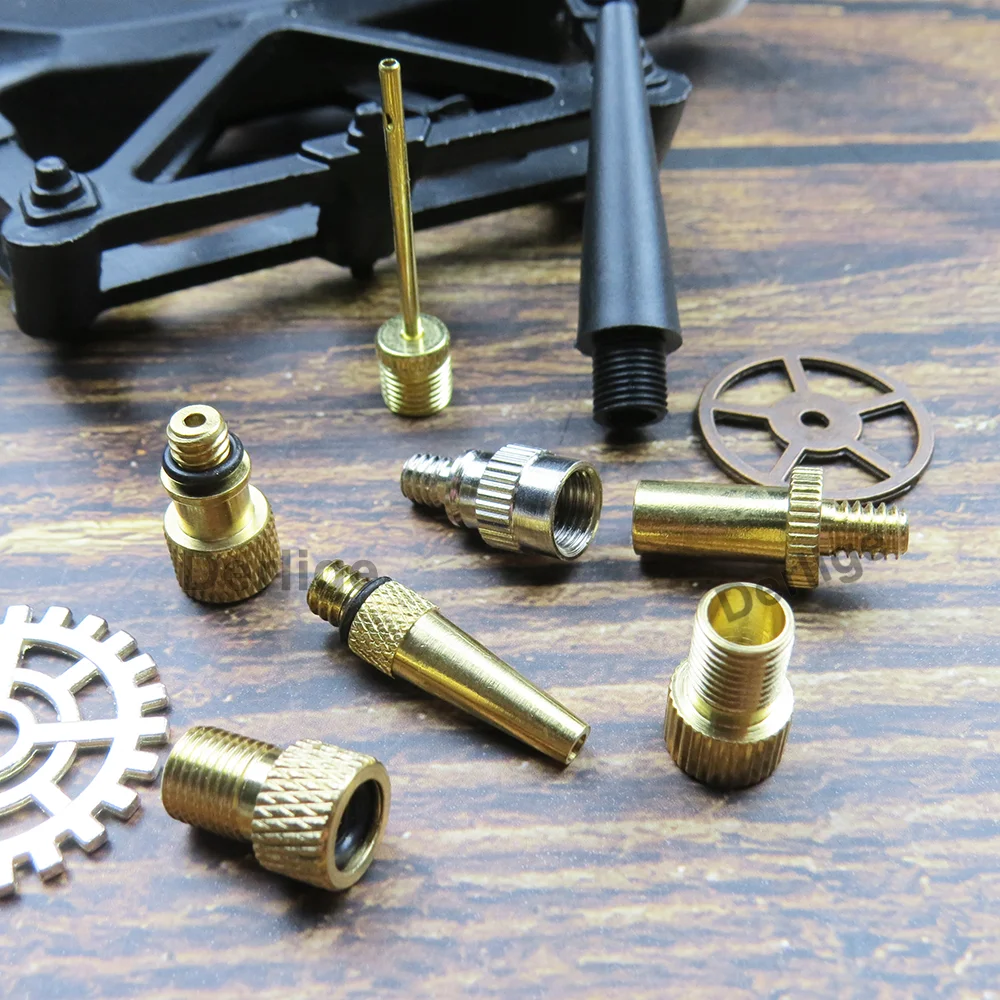 Ball Pump Needle DV SV AV Valve Adapter Bicycle Presta Schrader Valve Adaptors