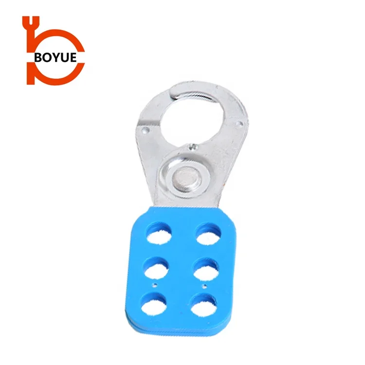 China Factory Blue Color Padlock Lock Out Safety Multipadlock Hasp Lockout With Handle