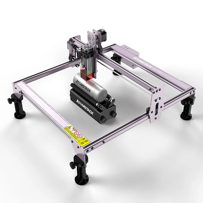 ATOMSTACK A5 PRO 40W Laser Engraving Cutting Machine With Y-axis Rotary Roller For Cans Eggs Cylinders Bottle Cup