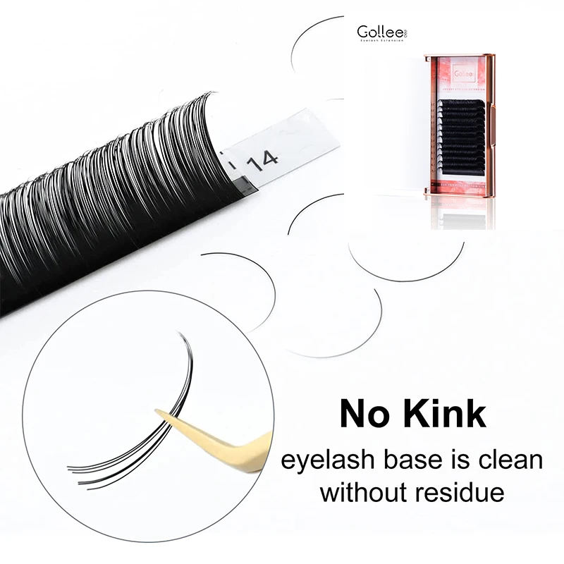 Undeformed Dark Black silk Softness Wholesale Private Label Individual Mink Volume Individual Eyelash Extension