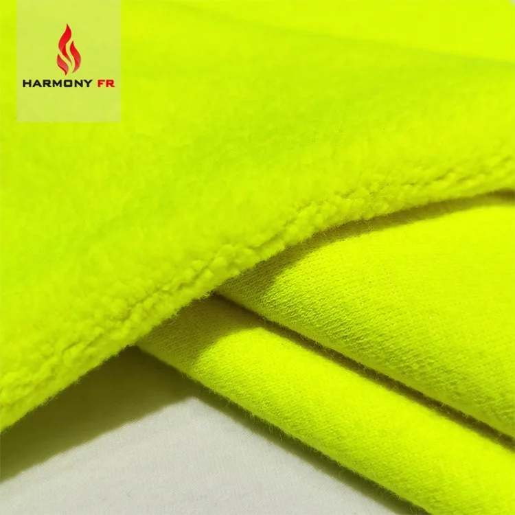 Из смешанного волокна (модакрил (хлопок Флуоресцентный Желтый Hi Vis огнестойкие из Полар-флиса ткань
