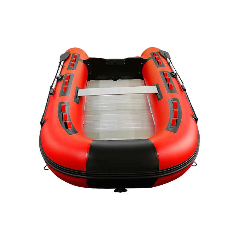 10ft 300cm inflatable boat took 4 person driving in lake, river and offshore sea