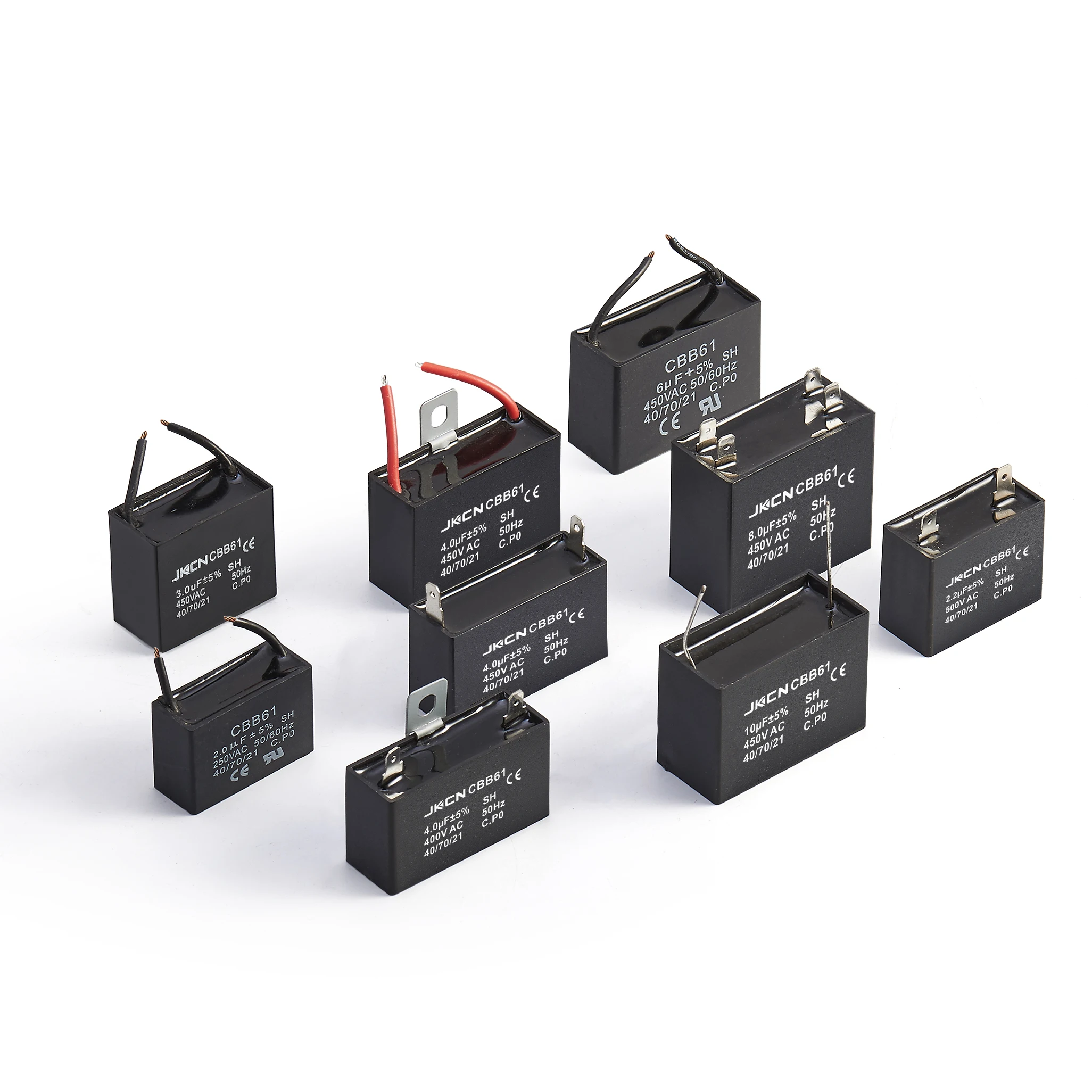 CBB61 a/c capacitor supplier China,12uf 250v motor capacitor Using for Fan ,made in china