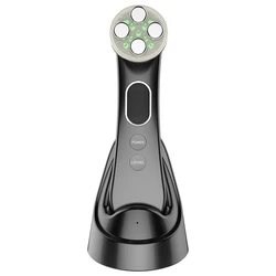 Portable EMS facial massager 5 in 1 high frequency facial machine beauty care device