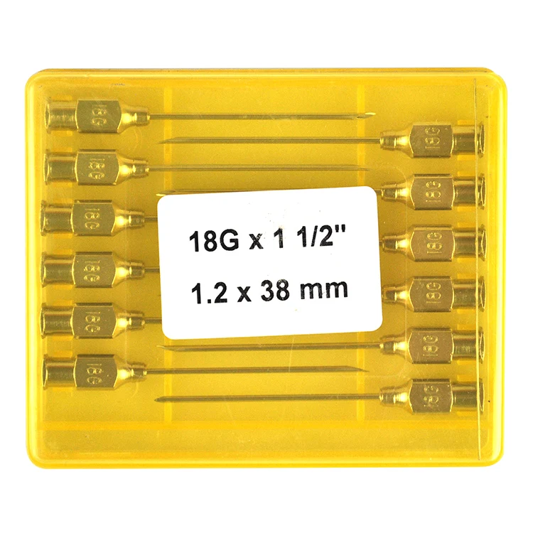 Hypodermic Veterinary Syringe Needle Stainless Steel Veterinary Vaccine Injection Syringe Needles Reused Injector Needles