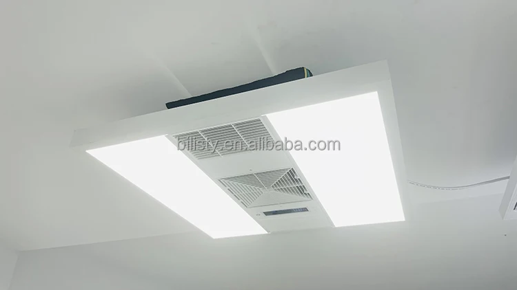 uvc sterilization light 595*595 UGR<16 LED panel light by Infrared remote control sterile led light