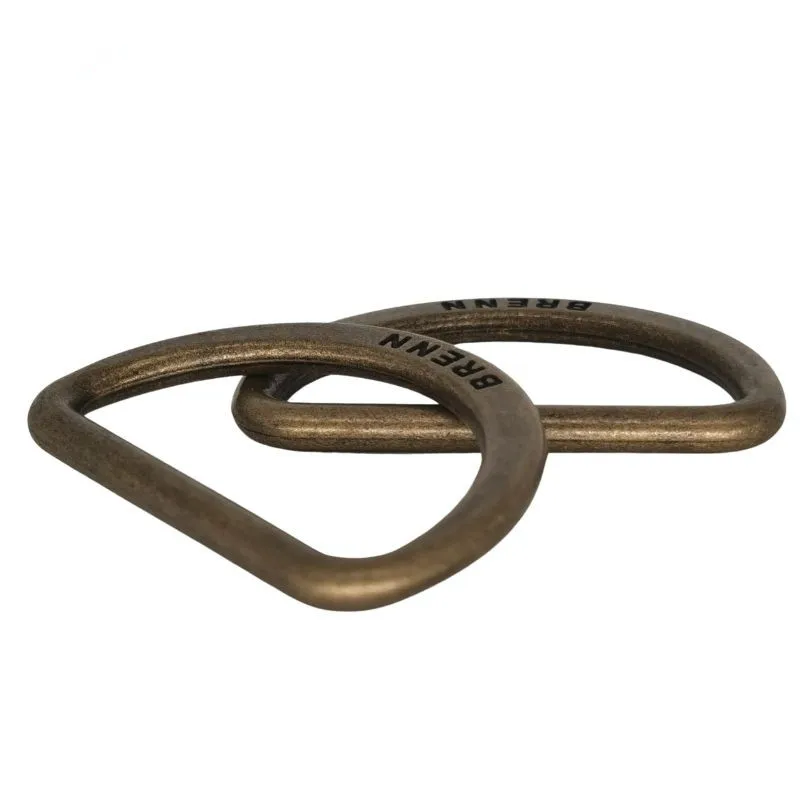 Factory With GRS Certificate Custom Shape Adjust Round Buckle D Ring for Bag Plating Metal