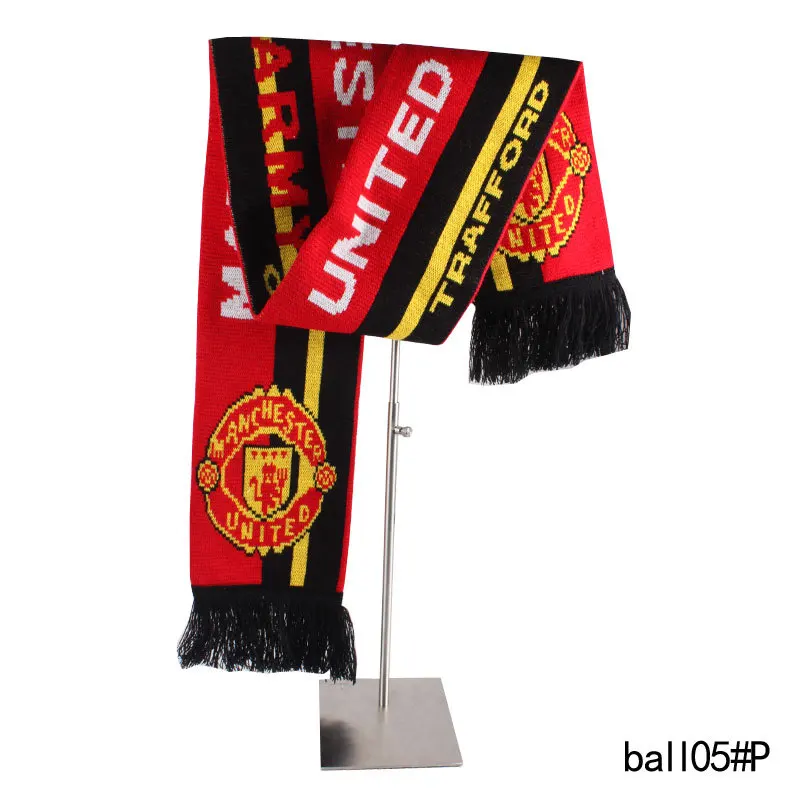 Logo Print Custom Acrylic Knitted Scarf For Sport NAB Football NFL  Baseball Soccer Fan