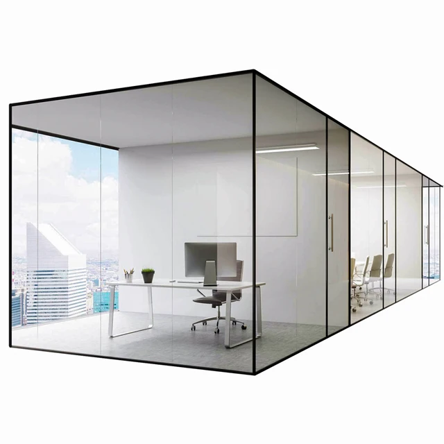 
Soundproof Modern Office glass partitions interior design 