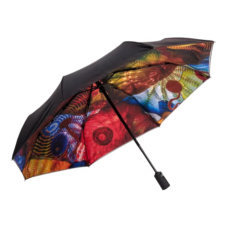 Topumbrella 2022 Luxury 8k Umbrellas Rainy Pocket Light 3 Folding Umbrella For Women  Small Handle Umbrella