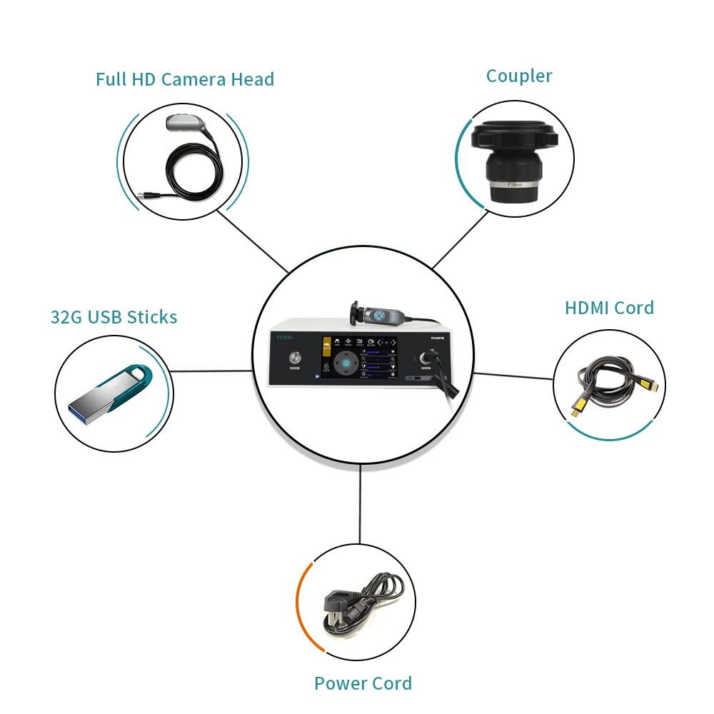 TU-D90TB Medical FHD Endoscope Camera for ENT Urology Hystero Surgery