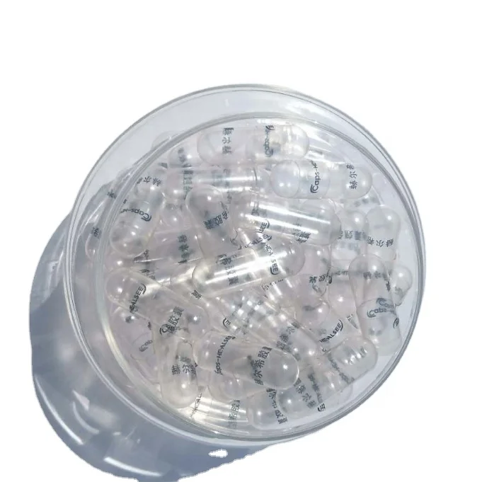 Healsee Capsule Size 0 00 000 1 2 3 4 5 Clear Halal HPMC Capsules and Veggie Empty Capsule  Packaging Made in China