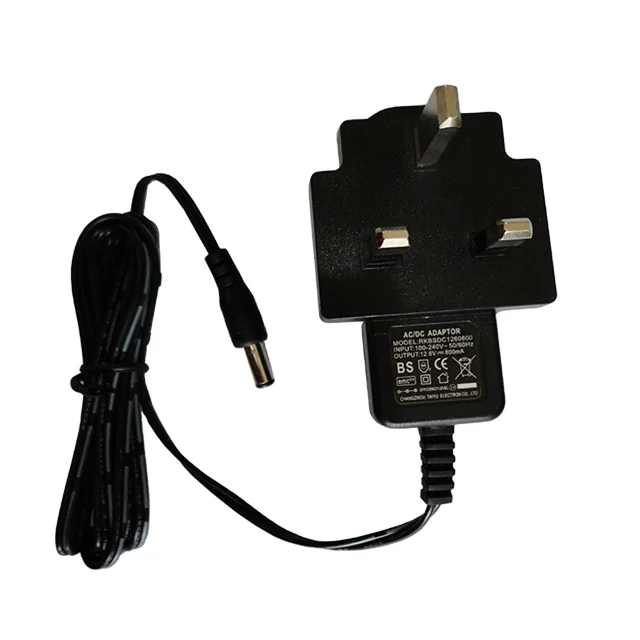12V 1A power supply charger UK plug 12V adapter with UKCA