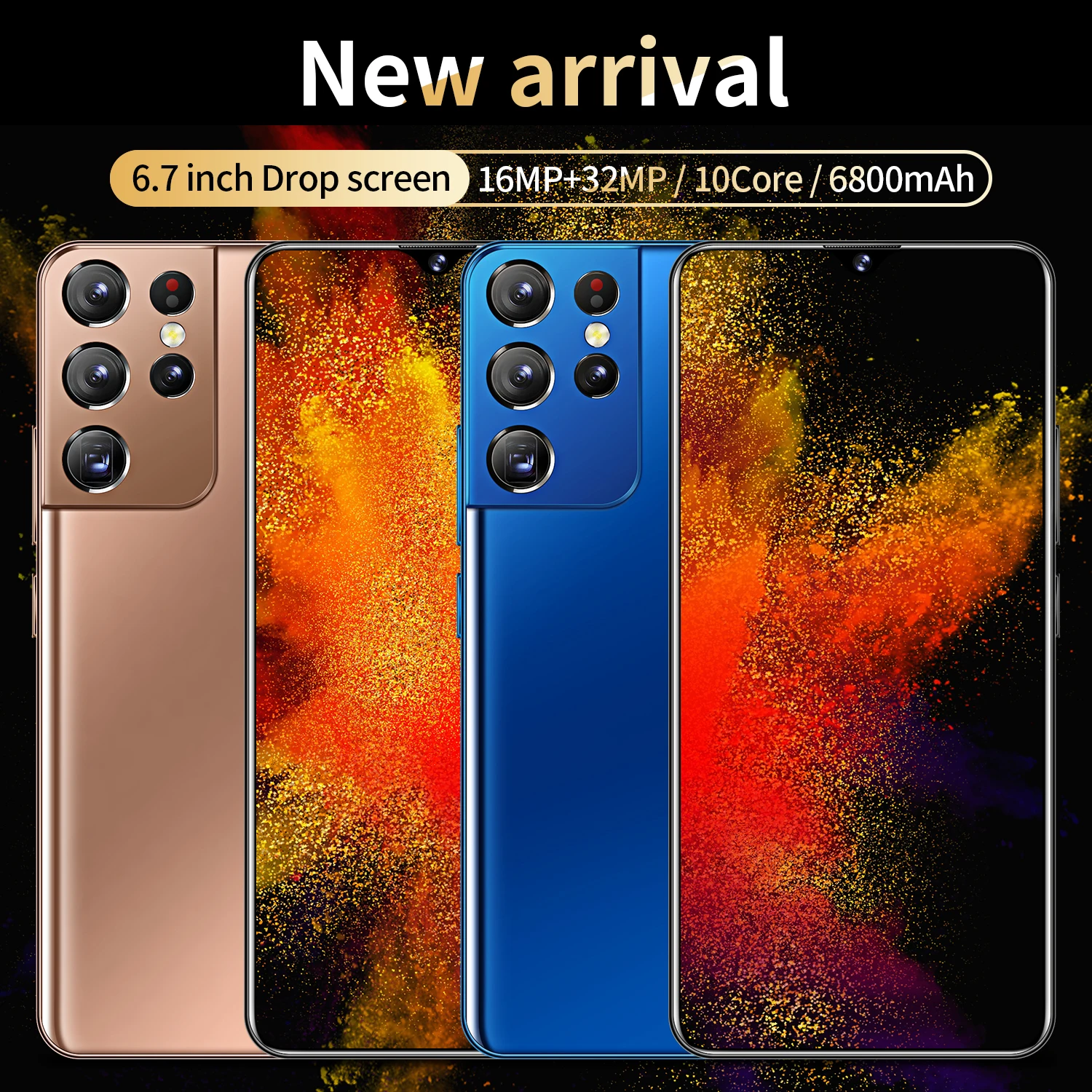 Смартфон S21 + 8 256 ГБ 6 7 дюйма Android 10 0 16 32 МП 5G