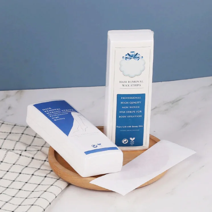 
custom brazilian disposable waxing strips hair remove facial wax paper and wax for sale 