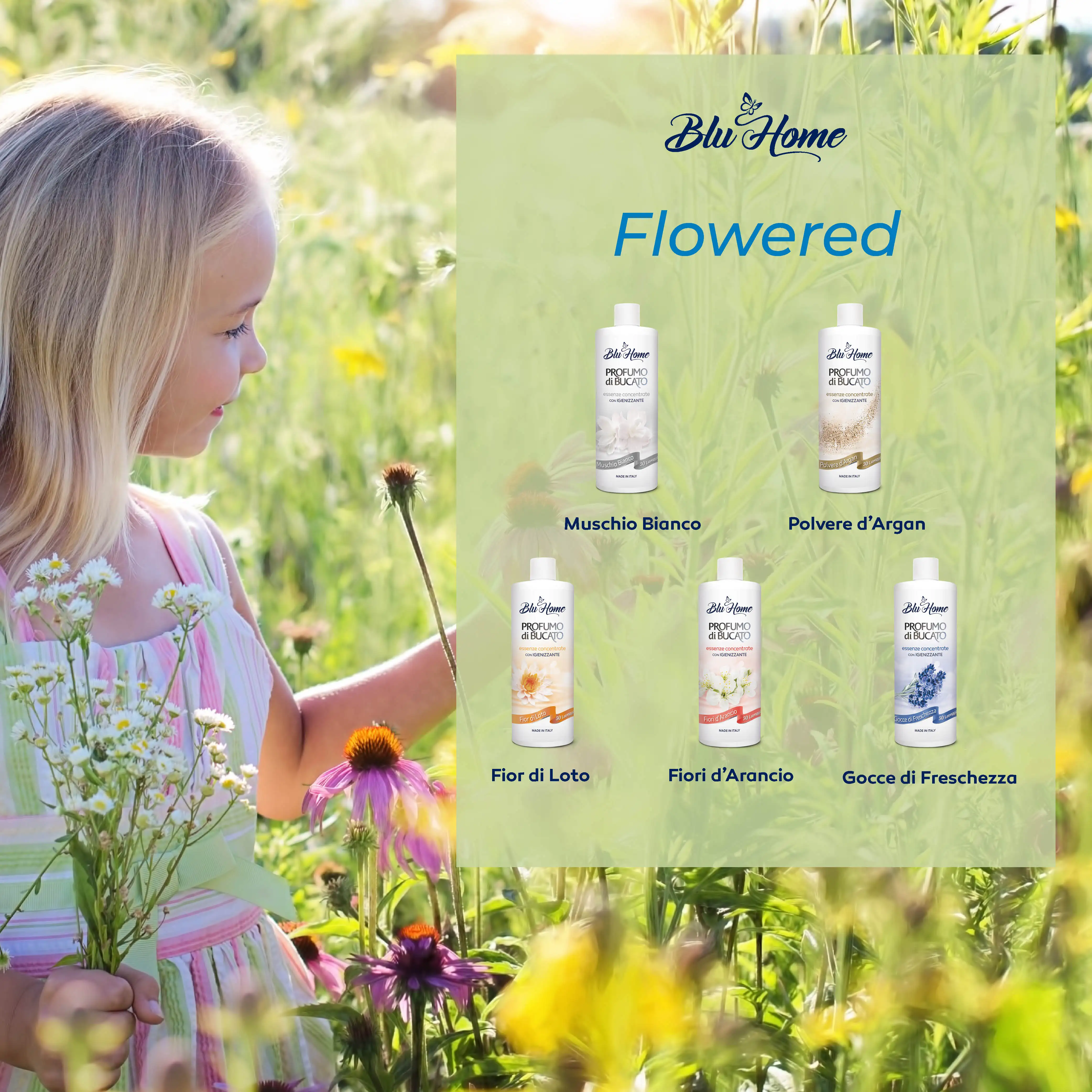 Blu Home Italy Manufacturer Direct Supply 100Ml Capacity Eco Friendly Fabric Laundry Softener For Wholesale