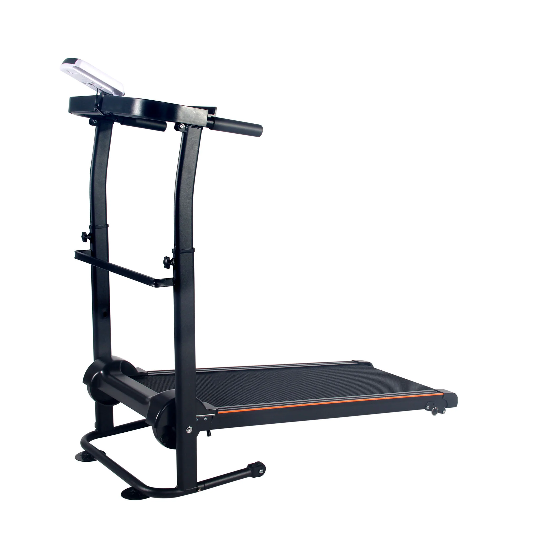 Foldable home used space saving  manual treadmill for adults