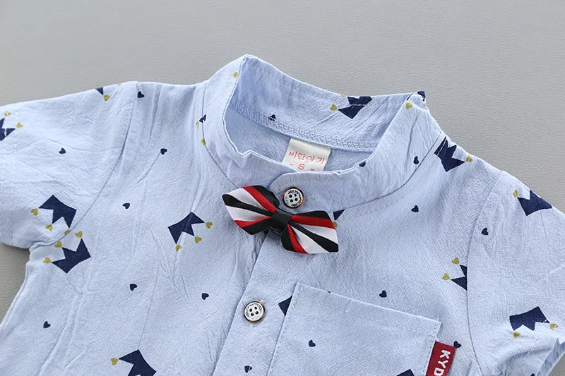 New Hot Kids Summer Casual Cotton Light Color Printing Baby Suit Print Tracksuit Sets From China Supplier