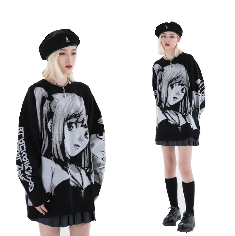 KD Пользовательские Аниме Косплей Костюмы свободный свитер Misa Amane униформа Death Note