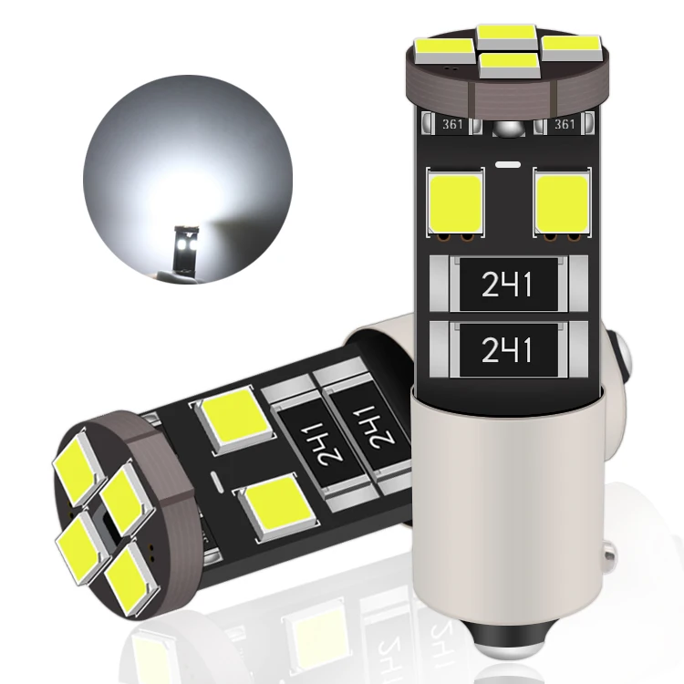 High Power White Car Light Bulb T4w 12v Ba9s LED Bulbs Side Door Courtesy Light Cargo Gauge Lamp