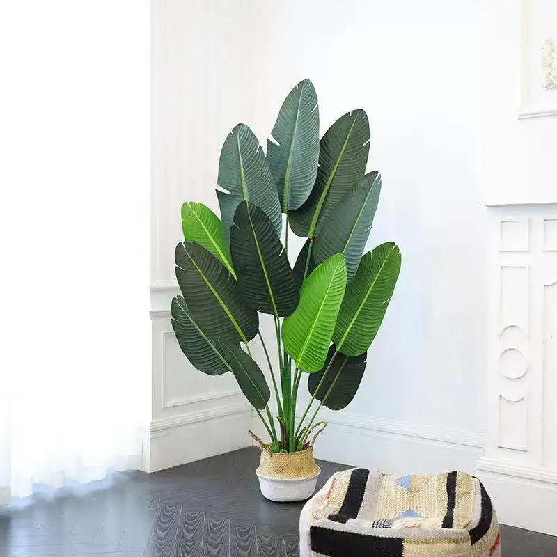 Nordic traveler banana plant phoenix sunflower artificial potted planting indoor tree ornaments ins decorative flower