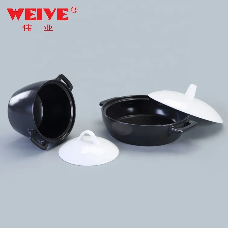  WEIYE оптовая торговля прочный фарфоровый суп горшок с крышкой керамическая посуда tureen для